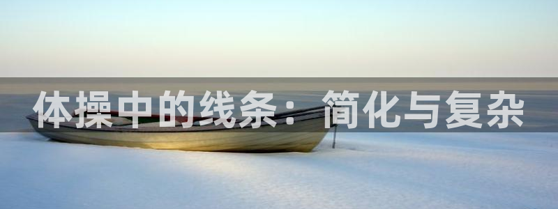 JJB竞技宝官网下载招商电话是多少:体操中的线条:简化与复杂